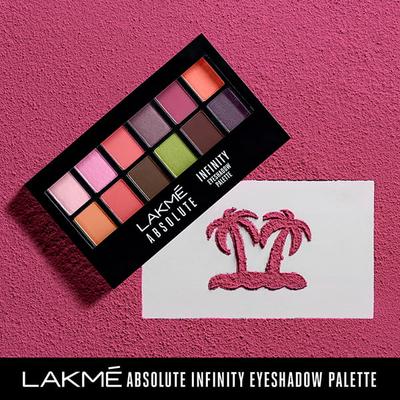 Lakme Absolute Infinity Eye Shadow Palette Pink Paradise 12 Gm - Eye Shadow Palettes