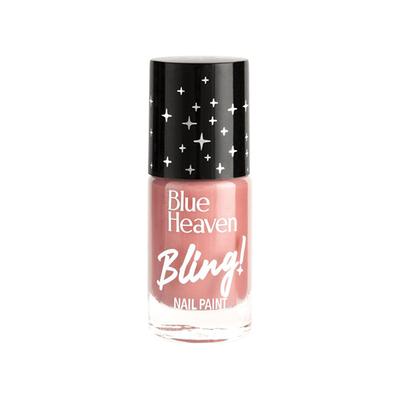 Blue Heaven Bling Nail Paint, Spicy Nude-18 8 ml - Nail Polish