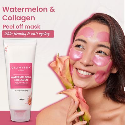 Glamveda Watermelon & Collagen Peel Firming & Anti Aging Off Mask For WomenReduces Signs Of Ageing 100 ml - Masks & Peels
