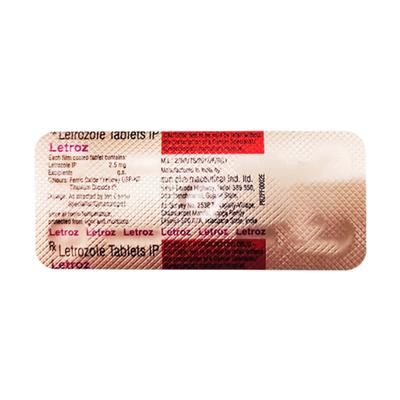 Letroz 2.5mg Tablet 5'S - Hormonal Therapy-Tro