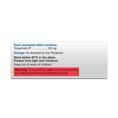 DYTOR MD 20 Tablet 10's - Hypertension-Diu