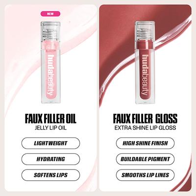 HUDA BEAUTY Faux Filler Oil Light Brown 3.9 ml - Lip Balms