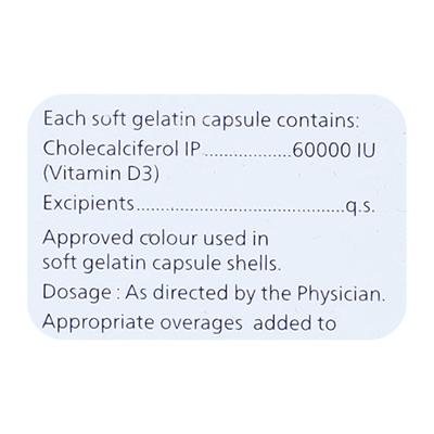 RIO D3 60000iu Soft Gelatin Capsule 4's - Supplements-Vam
