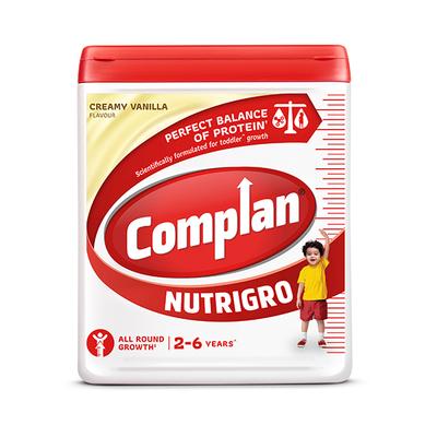 Complan Nutrigro (2-6 Years) Powder - Creamy Vanilla Flavour 400 g (Jar) - Kids Nutrition