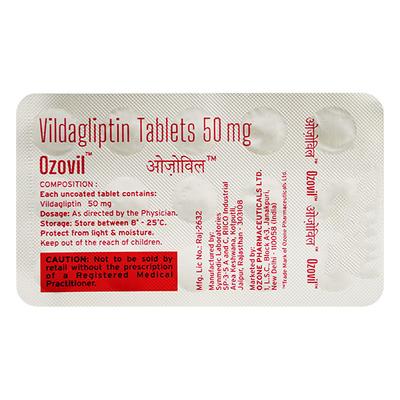 OZOVIL 50 Tablet 15's - Diabetes-Ant