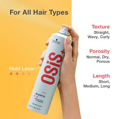 Schwarzkopf Professional Osis+ Elastic Medium Hold Hairspray 500 ml - Hair Sprays & Mists