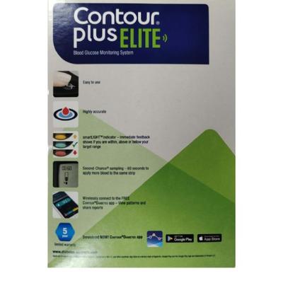 Contour Plus Elite Blood Glucose Monitor with Free Strips 20's - Blood Glucose Monitors/Strips