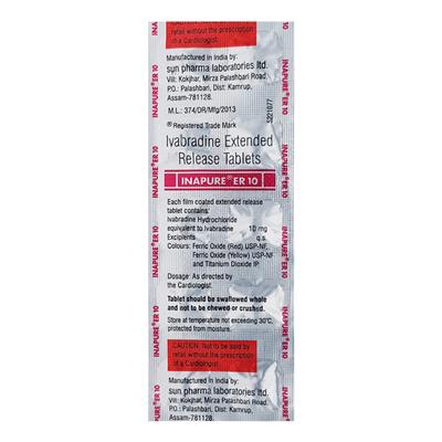 INAPURE ER 10 Tablet 10's - Angina