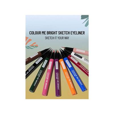 Swiss Beauty Colour Me Bright Sketch Eyeliner-Obsessive Blue 0.7 ml - Eyeliners