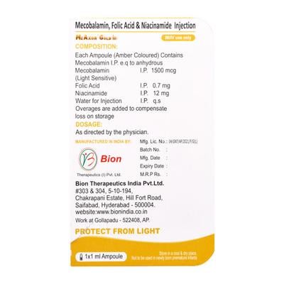 MEAXON GOLD Injection 1ml - Supplements-Vam