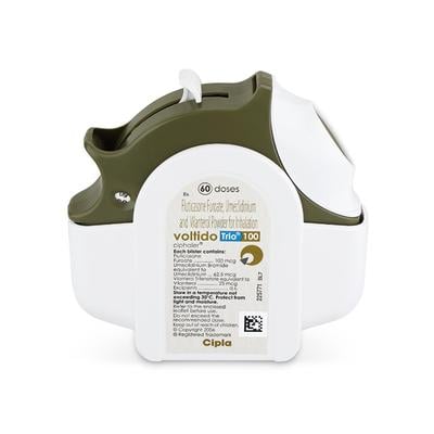 VOLTIDO TRIO 100 Ciphaler 60mDPI - Asthma/COPD-Ast