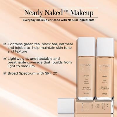 Revlon Nearly Naked Makeup - True Beige 30 Ml - Foundation