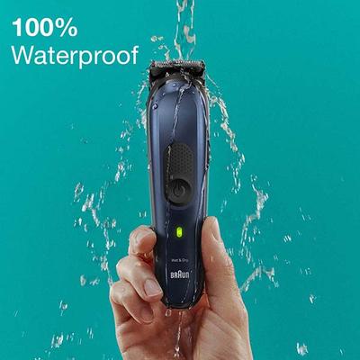 Braun MGK7450 11-in-1 Style Kit for Men from Gillette, All-in-One Tool 9 Attachments, Waterproof Blue 595 gm - Grooming Kits