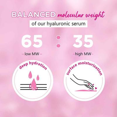Plum 2% Hyaluronic Acid Serum with Bulgarian Rose Hydration Boost Fragrance Free 15ml - Face Serum