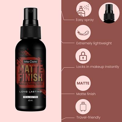 Miss Claire Fixing Spray For Makeup 01 Matte Finish 60 Ml - Setting Spray