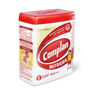 Complan Nutrigro (2-6 Years) Powder - Creamy Vanilla Flavour 400 g (Jar) - Kids Nutrition