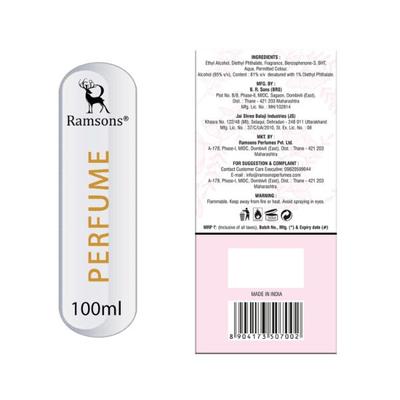 Ramsons Pink Valley Eau De Parfum- Perfume For Women Long Lasting Perfume 100 ml - Women Perfumes (Edt/Edp)