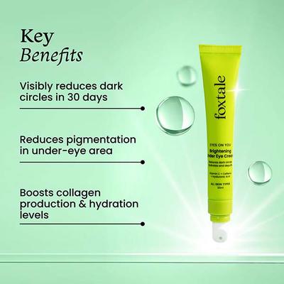 Foxtale Eyes On You Brightening Under Eye Cream 20 ml - Under Eye Creams & Serums