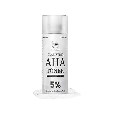 TNW The Natural Wash Clarifying AHA Toner with 5% Glycolic Acid and Lactic Acid 100 ml - Face Mists