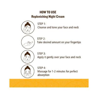 SoulTree Replenishing Night Cream - Jasmine & Pomegranate Drench 60 gm - Night Cream
