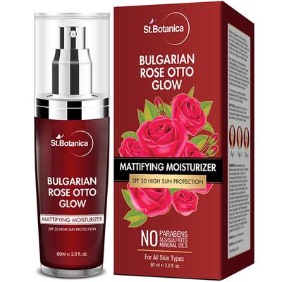 Stbotanica Bulgarian Rose Otto Glow Mattifying Moisturizer Spf 30 For Oily, Acne Prone Or Sensitive Skin 60 ml - Face Moisturizers