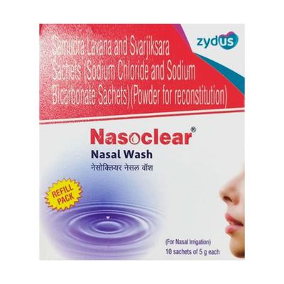 NASOCLEAR NASAL WASH (10X5G) Kit 1's - Nasal Congestion-Nas