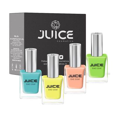 JUICE One Coat Long Lasting Quick Dry Chip Resistent Nail Polish BUTTERFLY YELLOW 77 11 ml - Nail Polish