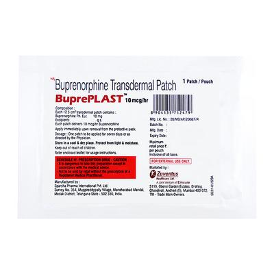 BUPREPLAST 10mcg Transdermal Patch 1's - Pain relief-Ana