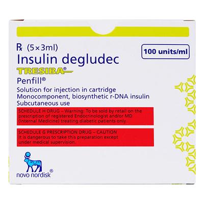 Tresiba Penfill 100Iu Cartridge 1x3ml - Diabetes-Ins