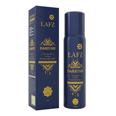 Lafz Dariush No Alcohol No Gas Premium Body Spray - For Men 120 ml - Men Deodorants/Roll-Ons