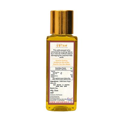 Rejuvenating UBTAN Cold Pressed Oil - Extra Virgin Olive Oil 50 ml - Essential Oils