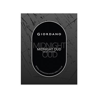 Giordano Midnight Oud Eau De Parfum 100 ml - Men Perfumes (Edt/Edp)