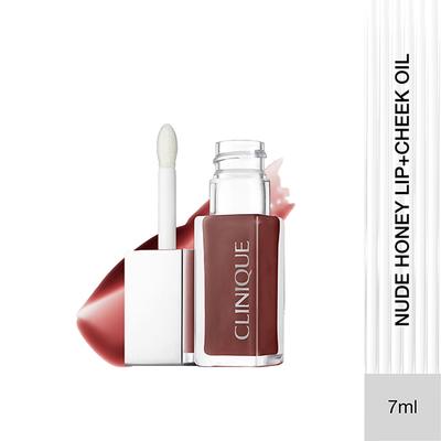 Clinique Pop Lip + Cheek Oil in Nude Honey 7 ml - Lip Stains & Tints