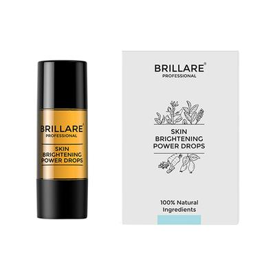 Brillare Professional Skin Brightening Power Drops, Natural Face Serum, Rosehip and Sandalwood 15 ml - Face Serum