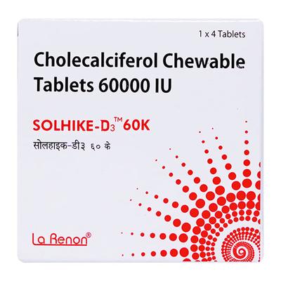SOLHIKE D3 Chewable Tablet 4's - Supplements-Vam