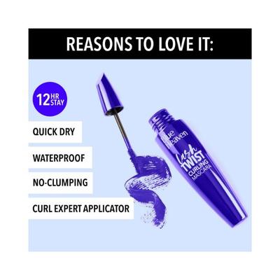 Blue Heaven Lash Twist Curling Mascara Vibrant Blue 12 ml - Mascaras