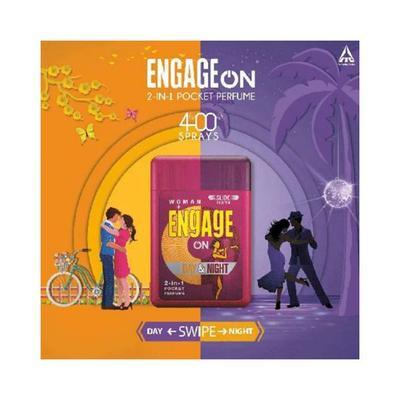 Engage On 2-In-1 Pocket Perfume Woman Day & Night 28 ml - Body Mist/Spray