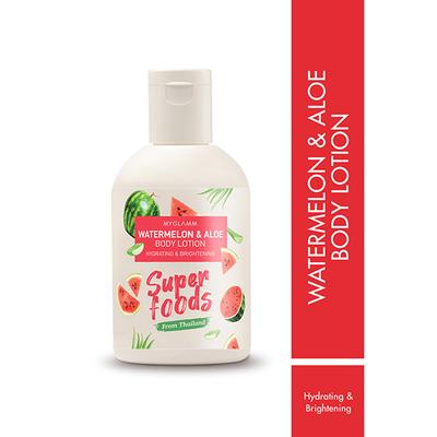 MyGlamm Super Foods Watermelon & Aloe Body Lotion 1 gm - Lotions & Creams