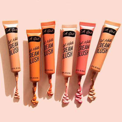L.A.Girl Soft Matte Cream Blush with Vitamin E + Jojoba Oil - GBL445 Hot Shot 8ml - Blushes