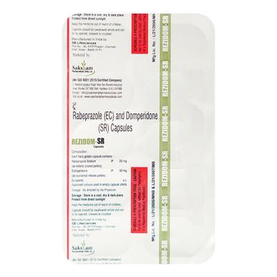 REZIDOM SR Capsule 10's - Ulcer/Reflux/Flatulence-Aaa