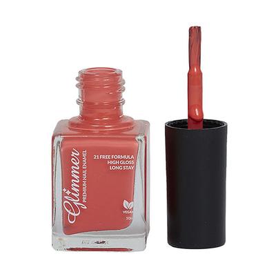 Glimmer Premium Nail Enamel Cheeky Red 10 ml - Nail Polish