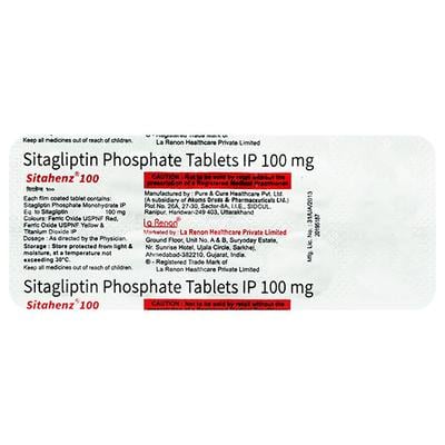 SITAHENZ 100 Tablet 10's - Diabetes-Ant