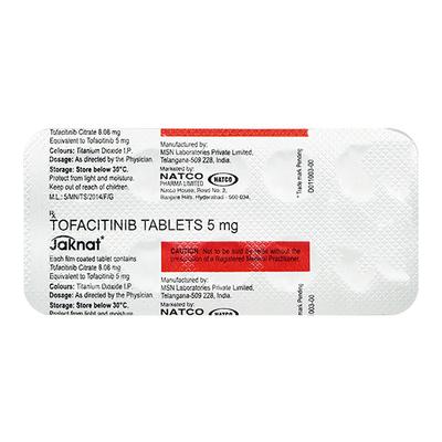 JAKNAT Tablet 10's - Rheumatoid Arthritis-Dis