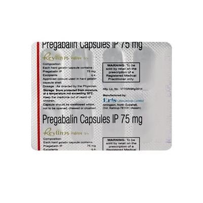 Revlin 75mg Capsule 10'S - Neuropathic Pain-Dru