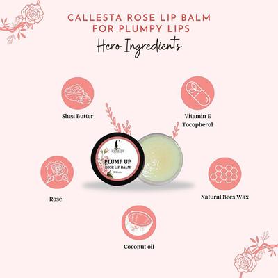 Callesta Plump Up Rose Lip Balm 8 gm - Lip Balms