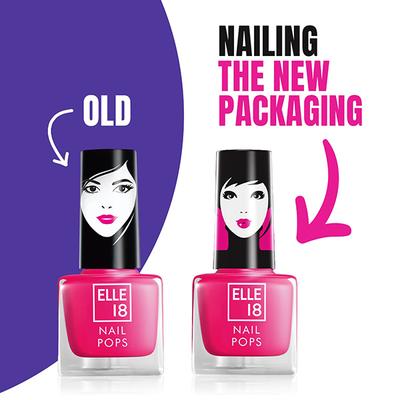 Elle 18 Nail Pops Nail Color, Shade 57 5 ml - Nail Polish