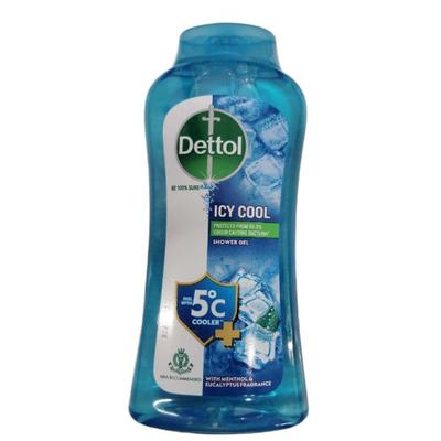 Dettol Icy Cool Shower Gel - Menthol & Eucalyptus Fragrance 250 ml - Shower Gels & Body Wash