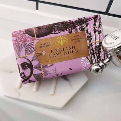 The English Soap Company - Anniversary English Lavender Soap 190 gm - Soaps
