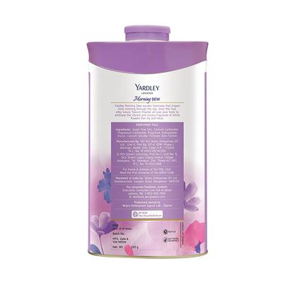 Yardley London Perfumed Talc - Morning Dew 250 gm - Talcum Powders