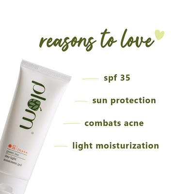 Plum Green Tea Day-Light Sunscreen Gel - SPF 35 PA+++ 50ml - Face Sunscreen